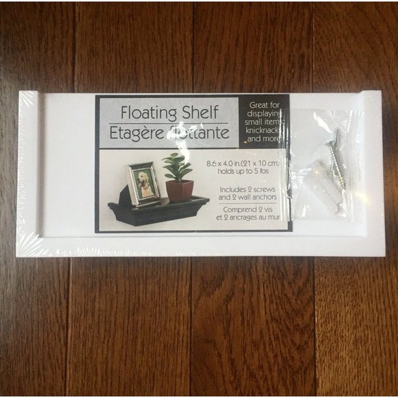 6 Small Shelves White Set PVC Plastic Mini Wall Decor Shelf Lot for Keys Phone - Picture 5 of 12